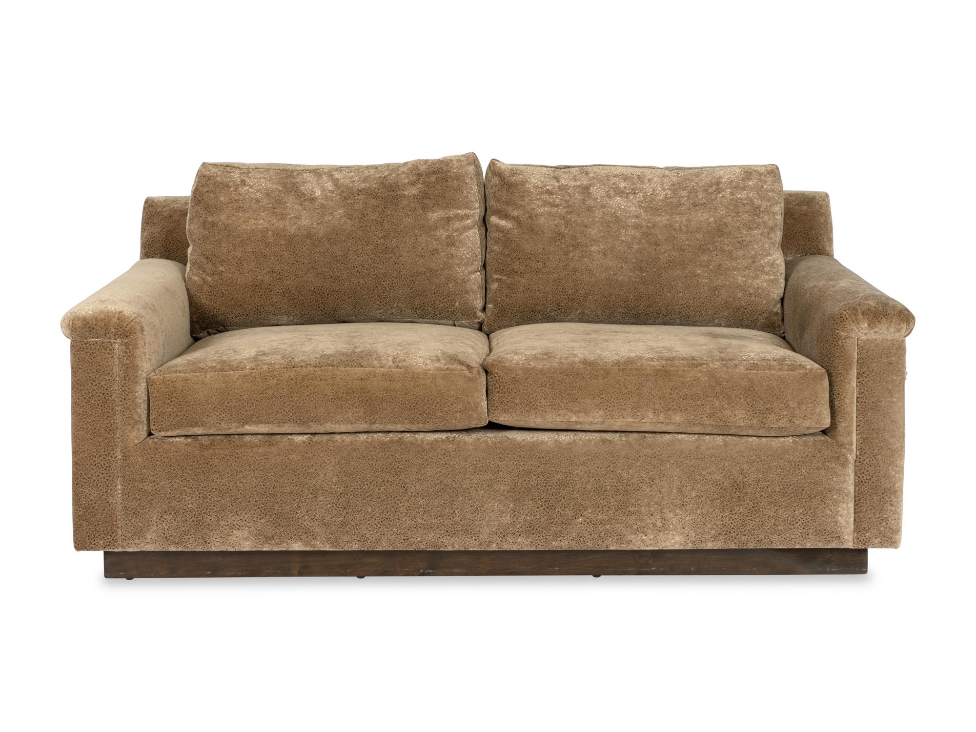 An A. Rudin No. 2766 Two-Cushion Sofa