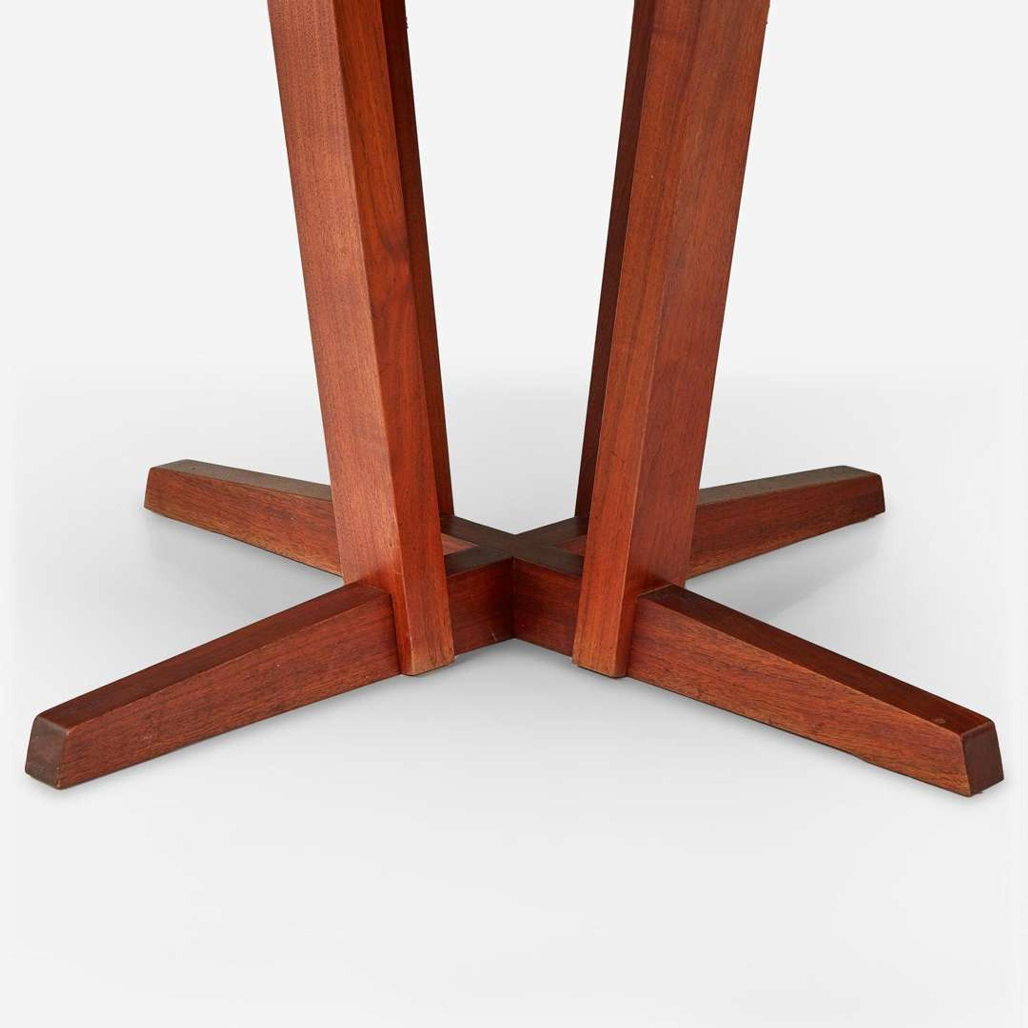 George Nakashima Special "Round Cluster-Base" Dining Table, New Hope, Pennsylvania, 1972