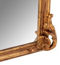A Pair of Louis XV Style Gilded Pier Mirrors