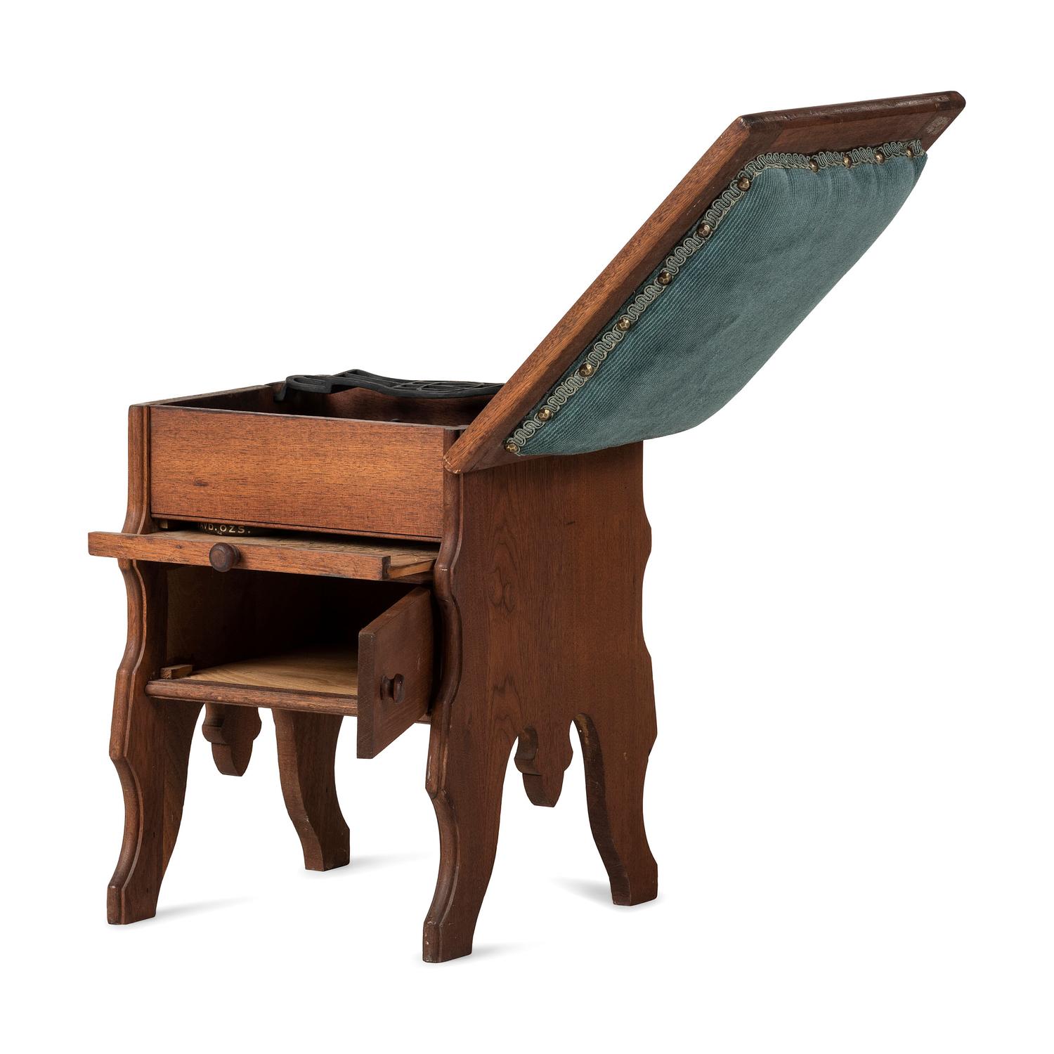 A Victorian Shoe Shine Stand