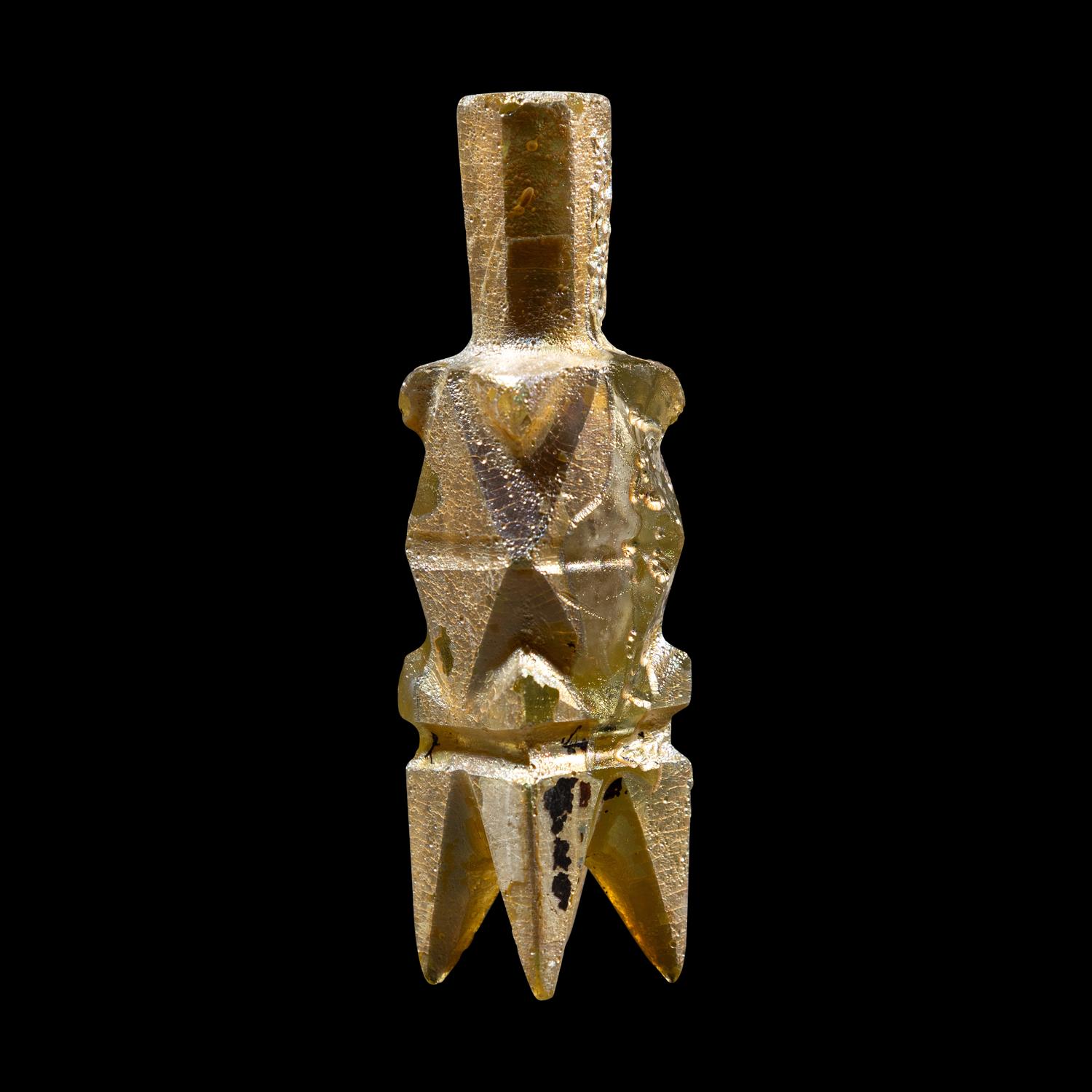 An Islamic Glass Molar Flask