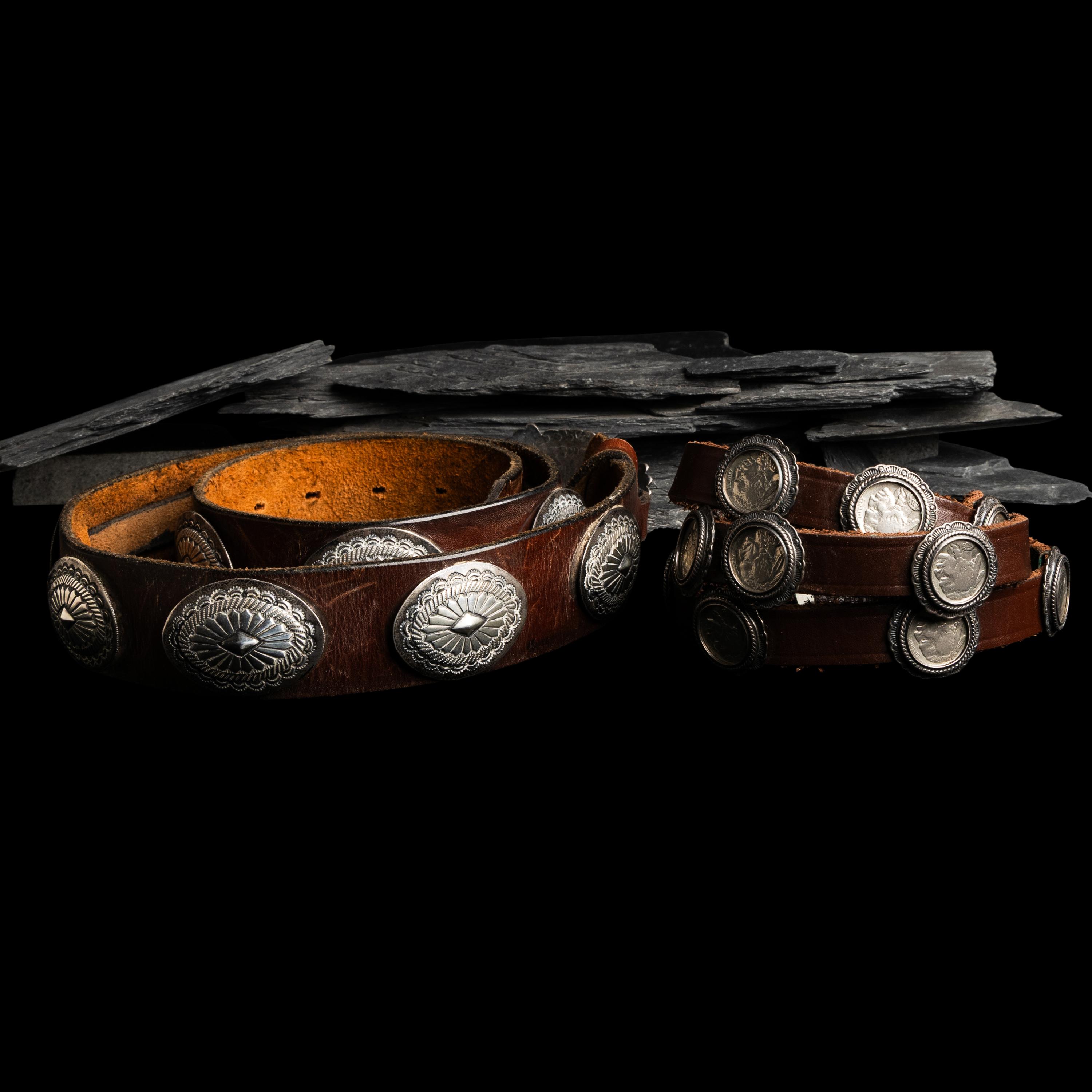 Navajo and Southwestern-style Concha Belts