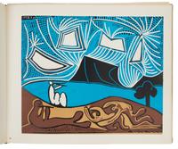 PICASSO, PABLO (1881-1973). Pablo Picasso Linoleum Cuts: Bacchanals, Women, Bulls & Bull Fighters. Harry N. Abrams: New York: 1962.