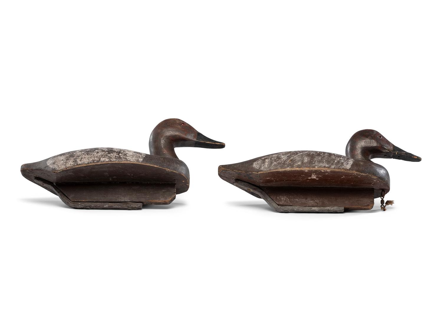 Four Carved and Painted Wood Duck Decoys