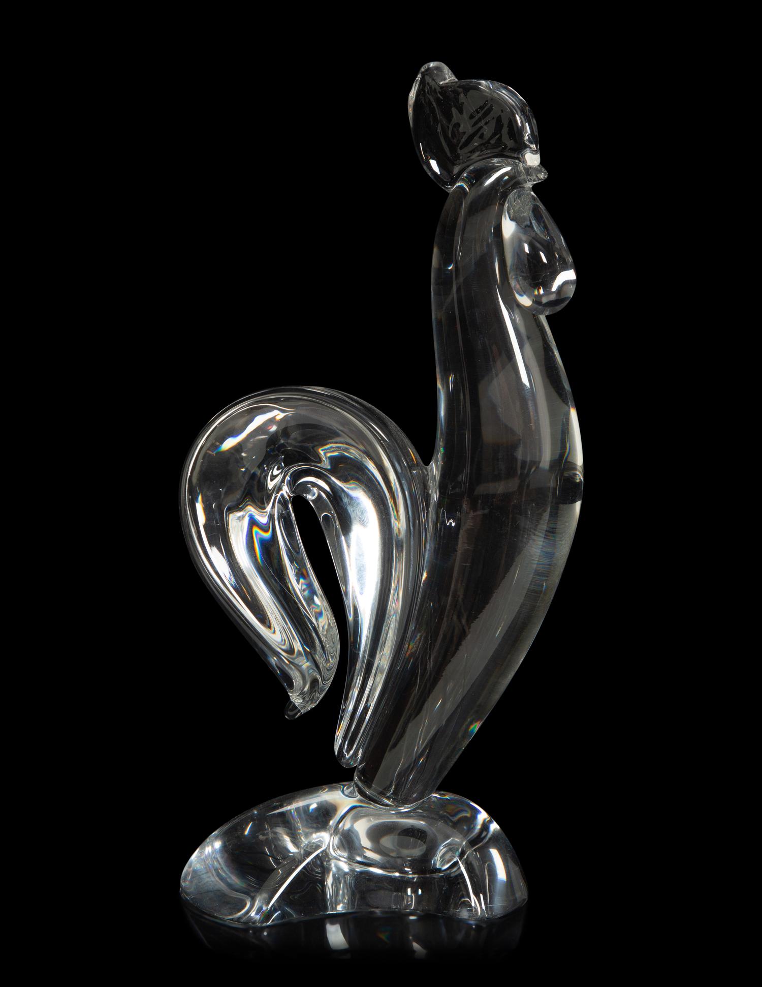 Four Steuben Glass Animal Figures
