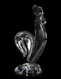 Four Steuben Glass Animal Figures