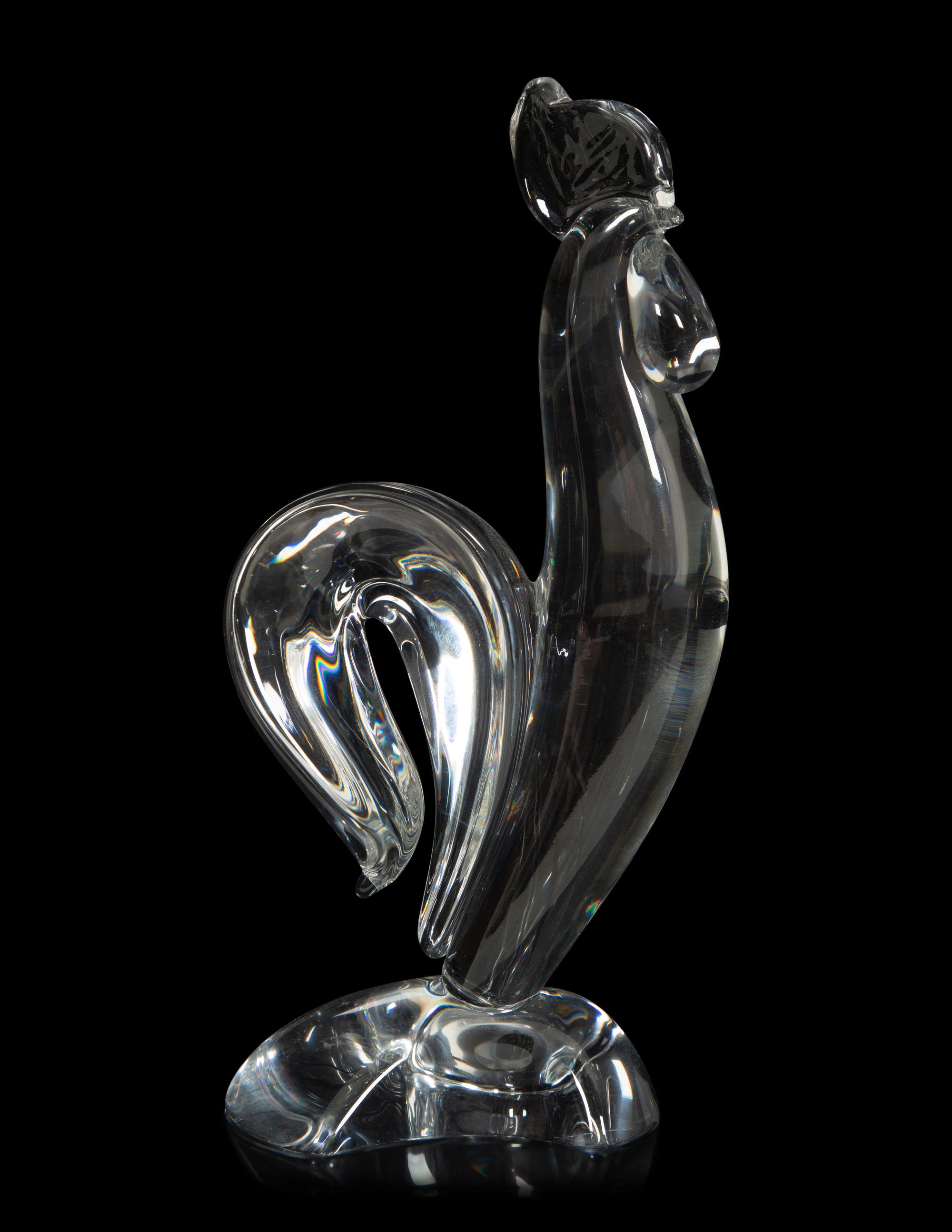 Four Steuben Glass Animal Figures