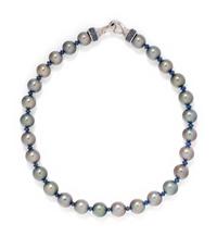 DAVID YURMAN, TAHITIAN CULTURED PEARL AND SAPPHIRE NECKLACE