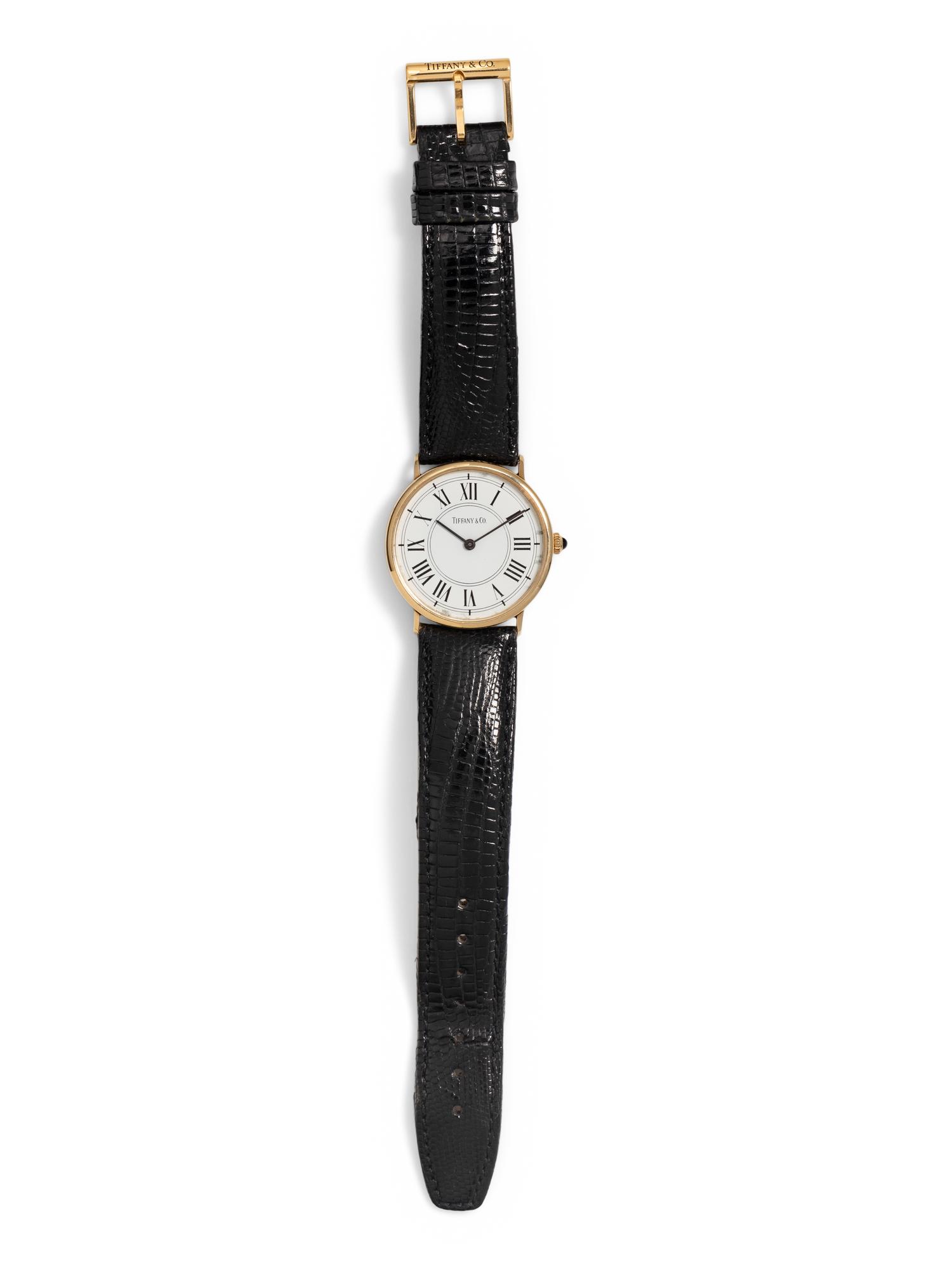 TIFFANY & CO., 14K YELLOW GOLD WATCH