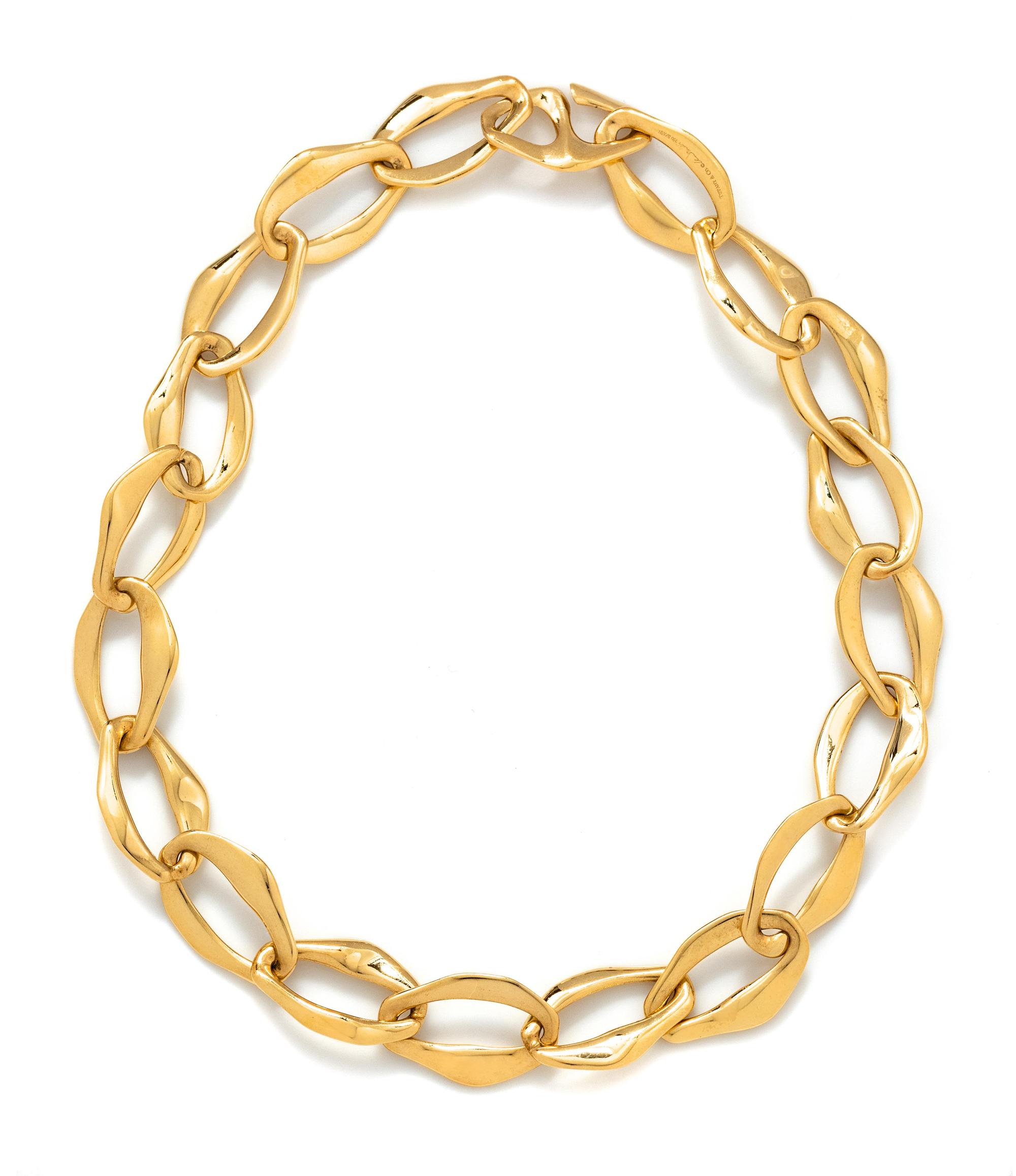 Tiffany & Co., Elsa Peretti, 'Aegean' Link Necklace