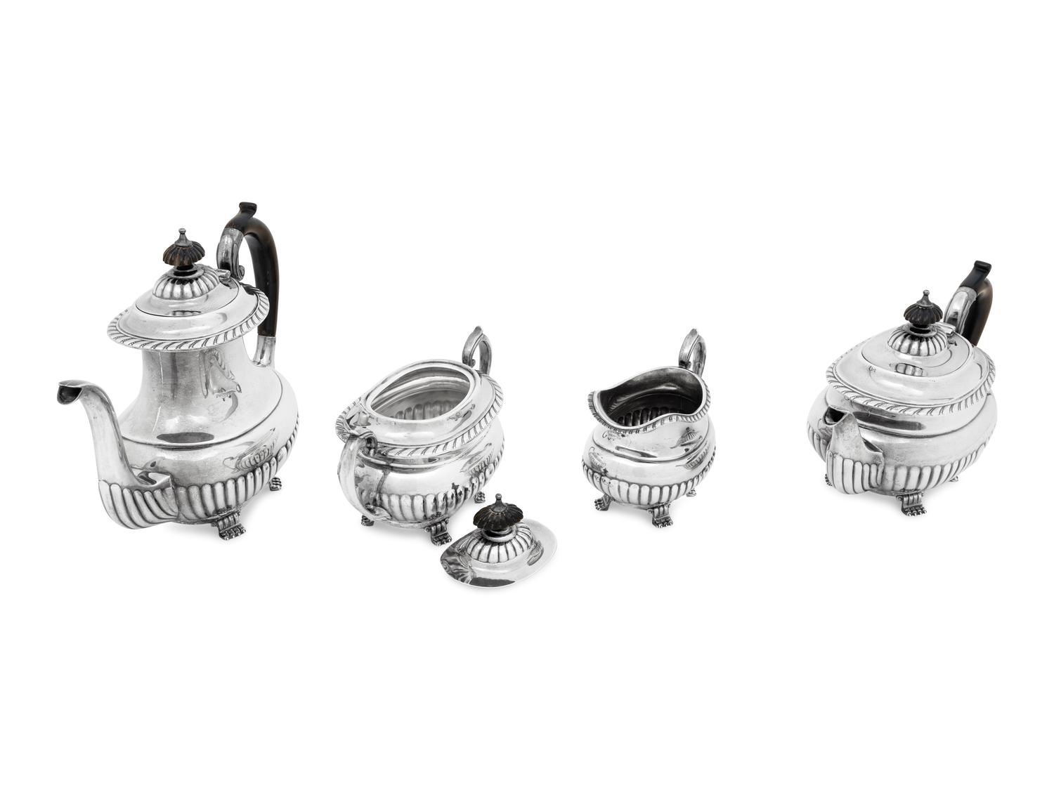 An American Silver Four-Piece Tea and Coffee Service