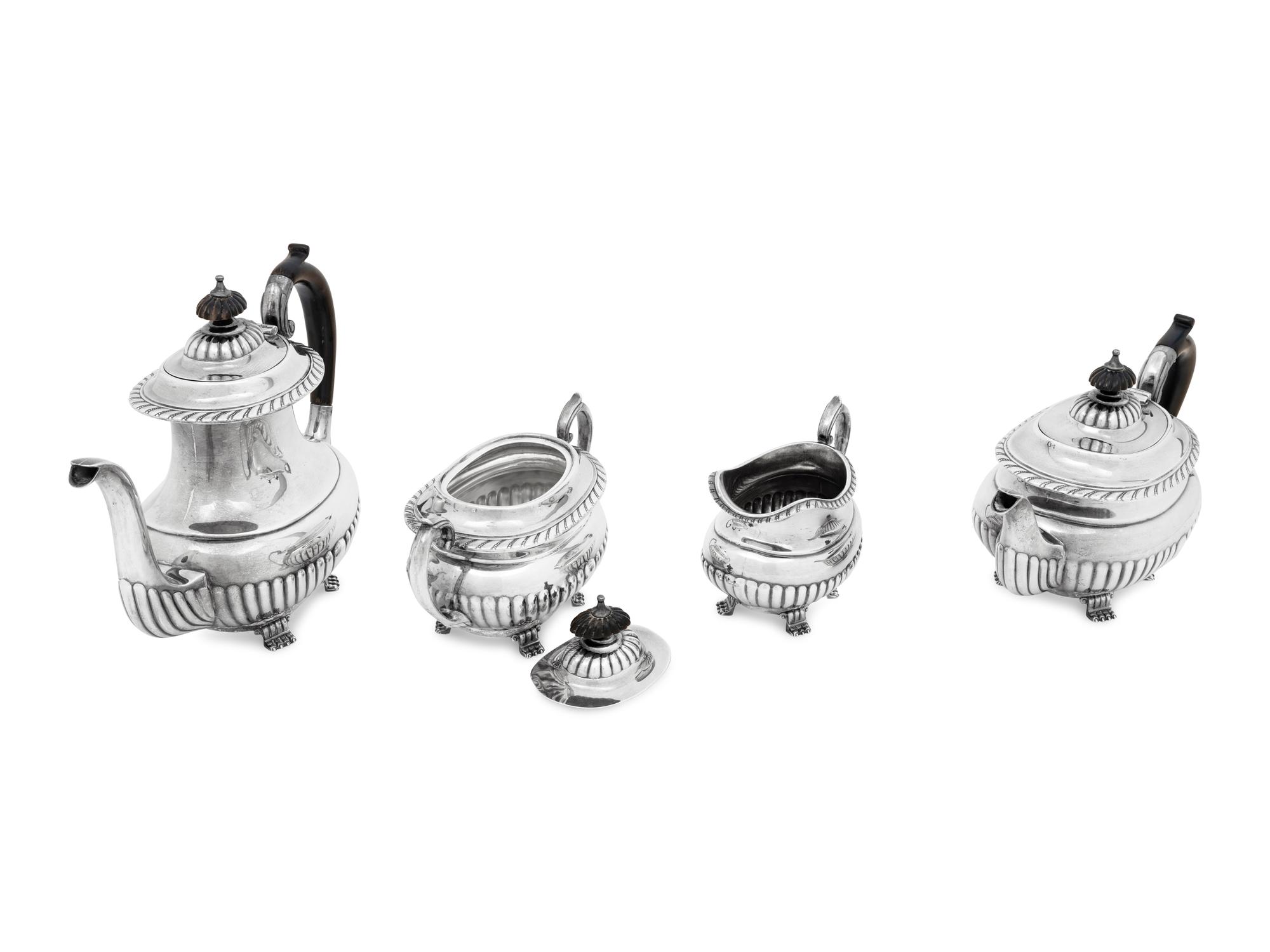 An American Silver Four-Piece Tea and Coffee Service