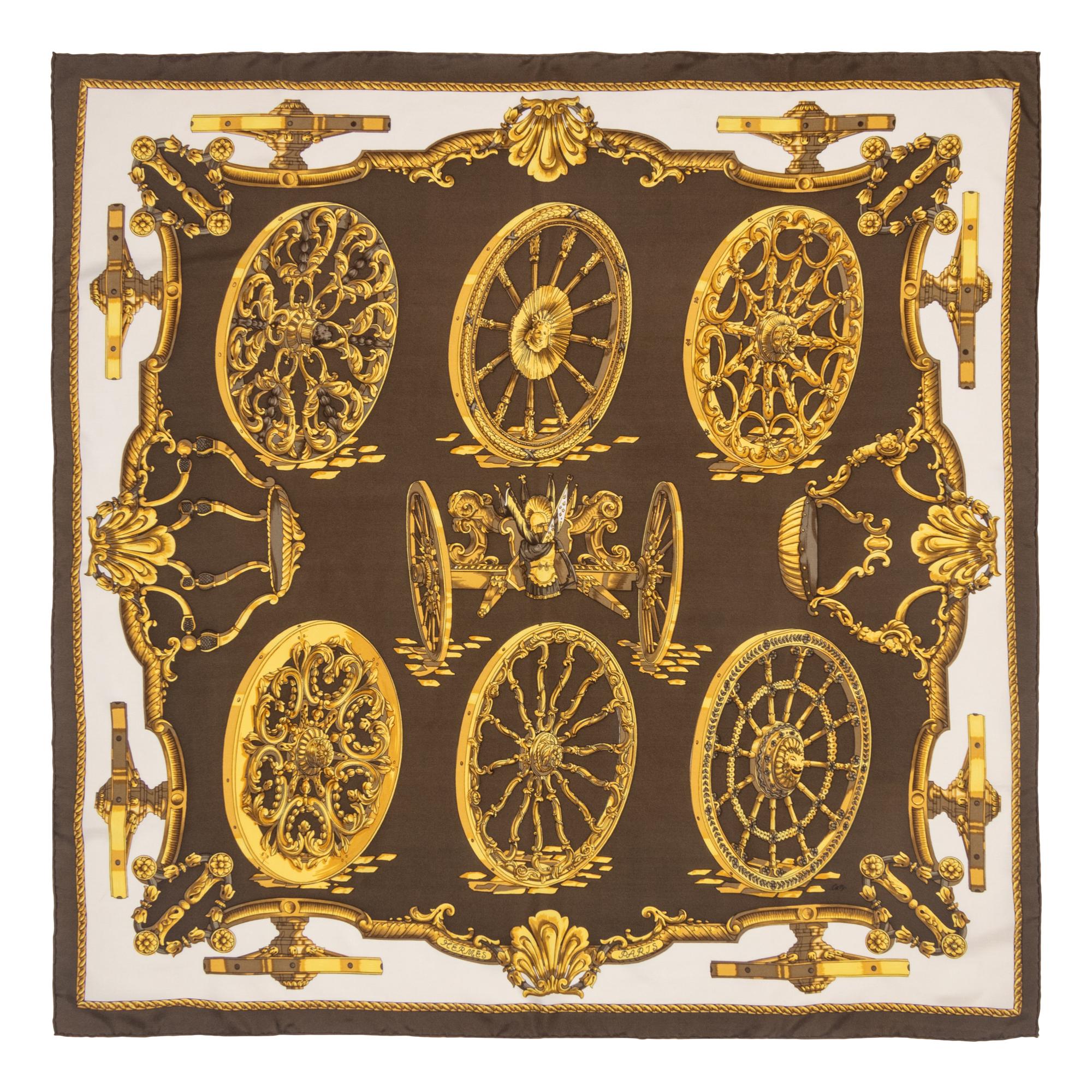 Four Hermès Scarves