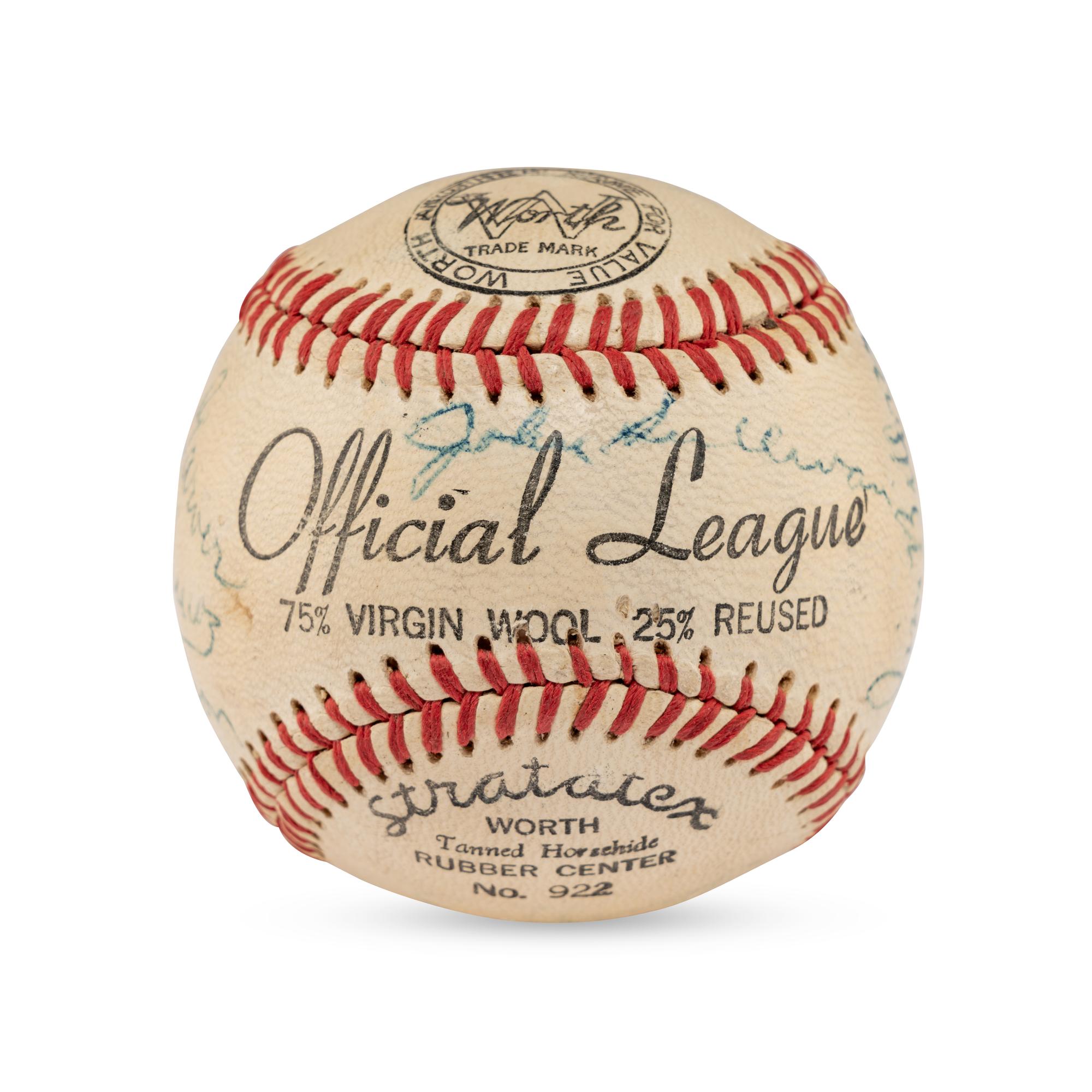 A 1949 St. Louis Browns and St. Louis Cardinals Multi Signed Autograph Baseball (Beckett Authentication Services)