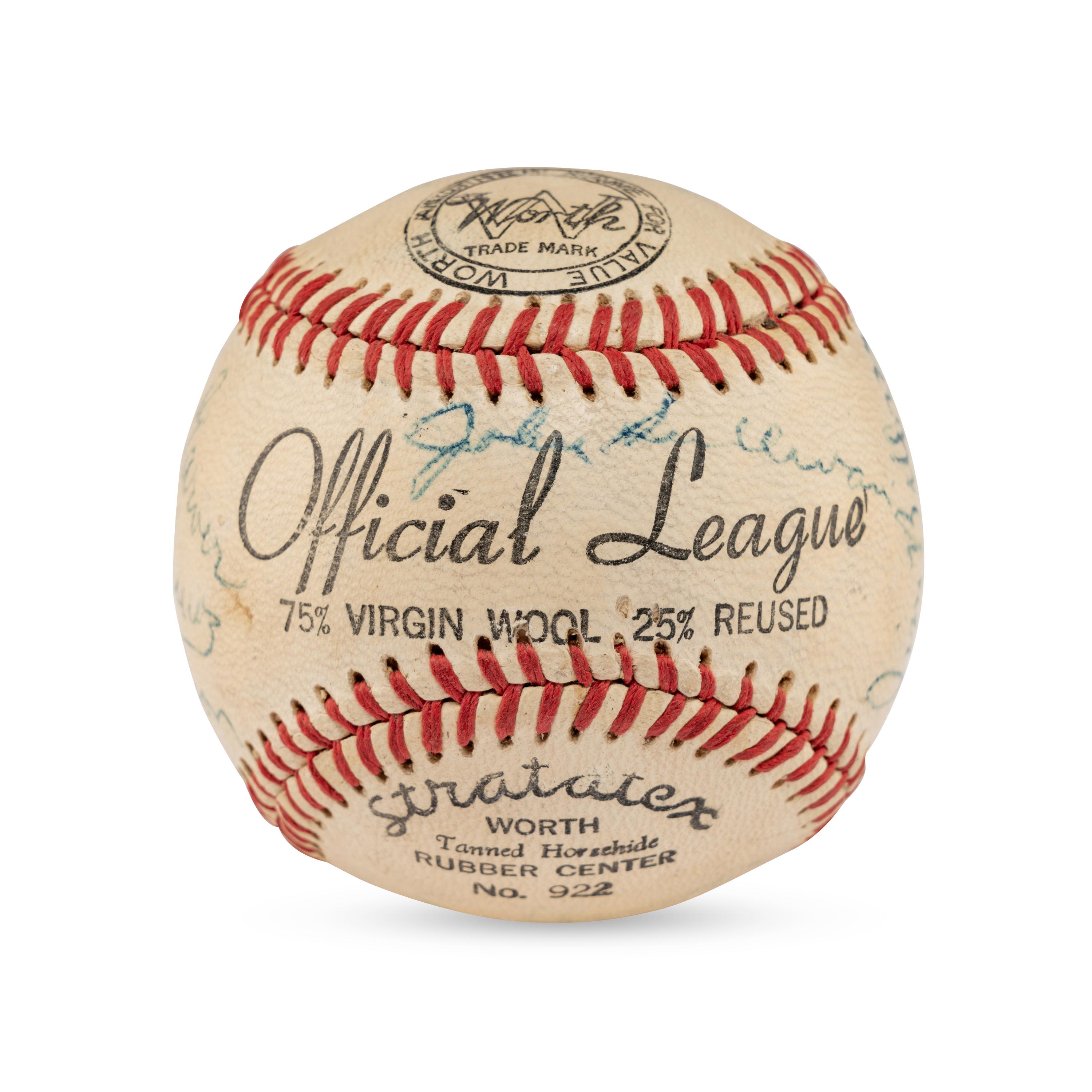 A 1949 St. Louis Browns and St. Louis Cardinals Multi Signed Autograph Baseball (Beckett Authentication Services)