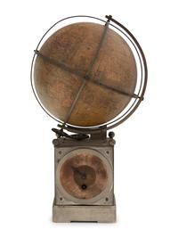 An American Globe Mounted Mantel Clock
