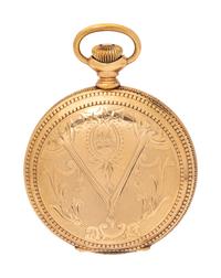 YELLOW GOLD AND GOLD-FILLED HUNTER CASE POCKET WATCH