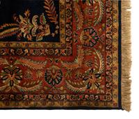 An Indian Persian Design Wool Rug — 20th Century