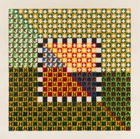 Alfred Jensen, (Guatamalean, 1903-1981), Untitled, (from Portfolio), 1973