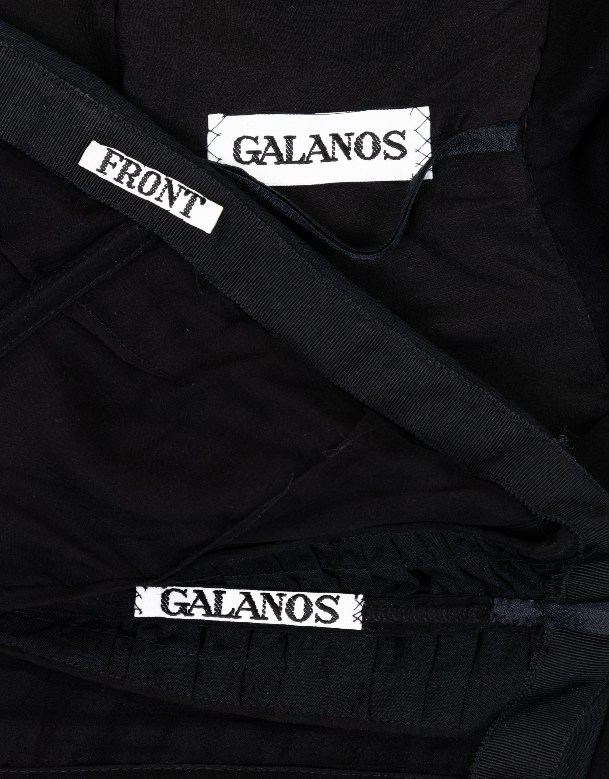 Two Galanos Evening Dresses, 1984-90