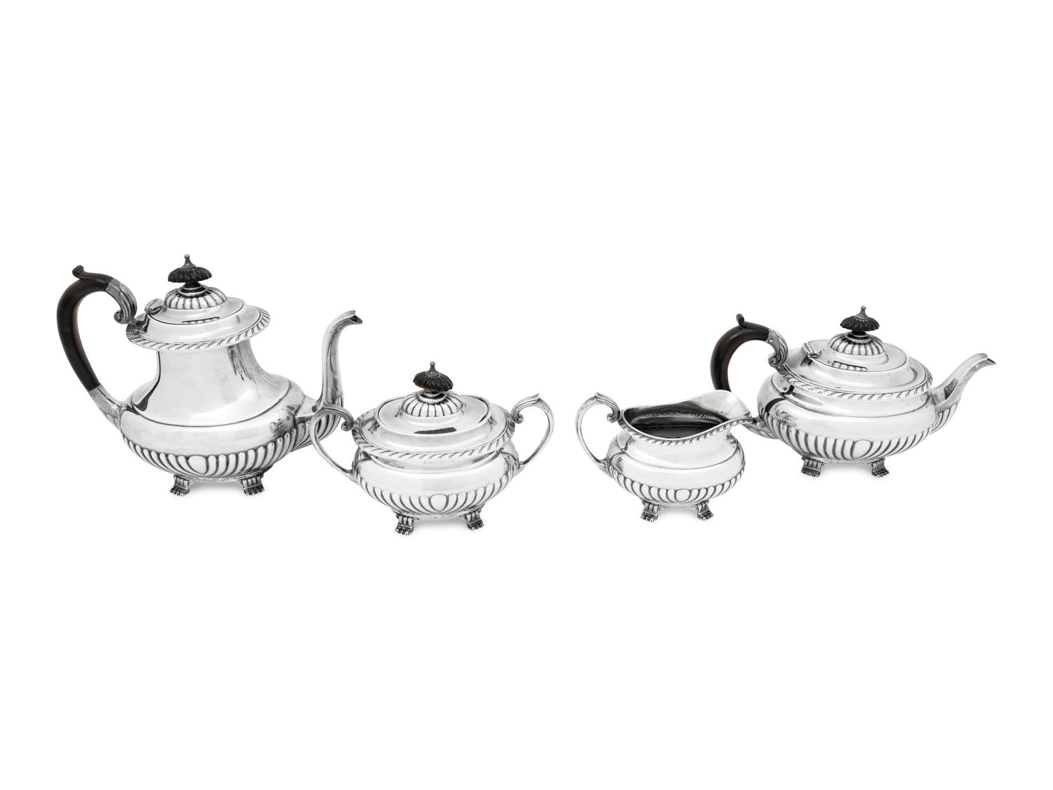 An American Silver Four-Piece Tea and Coffee Service