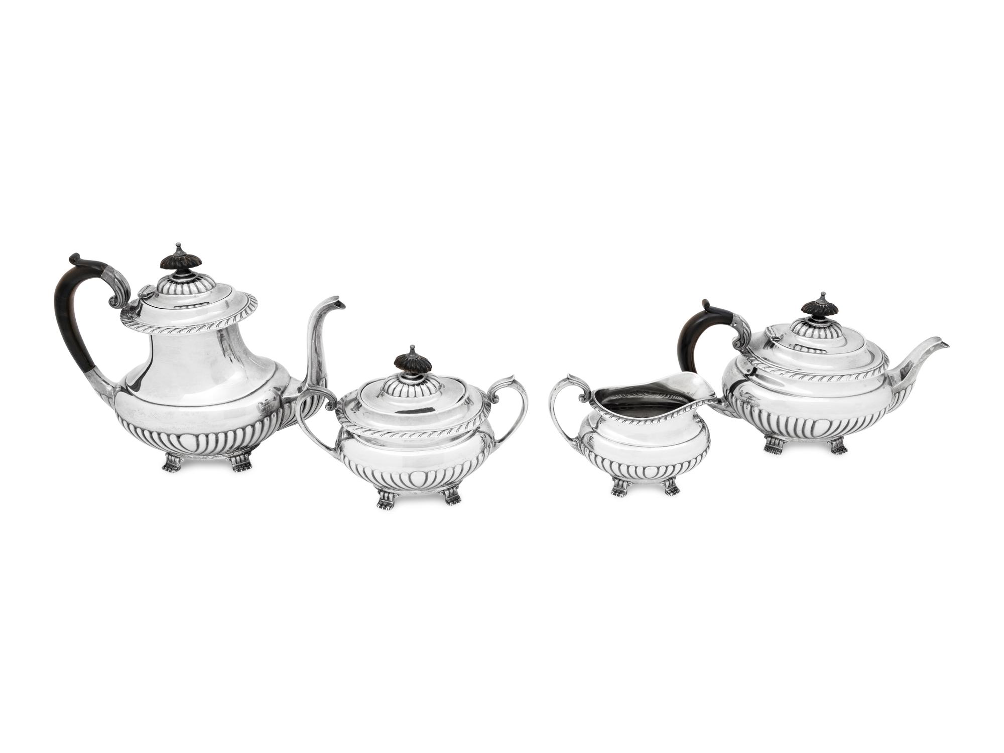 An American Silver Four-Piece Tea and Coffee Service