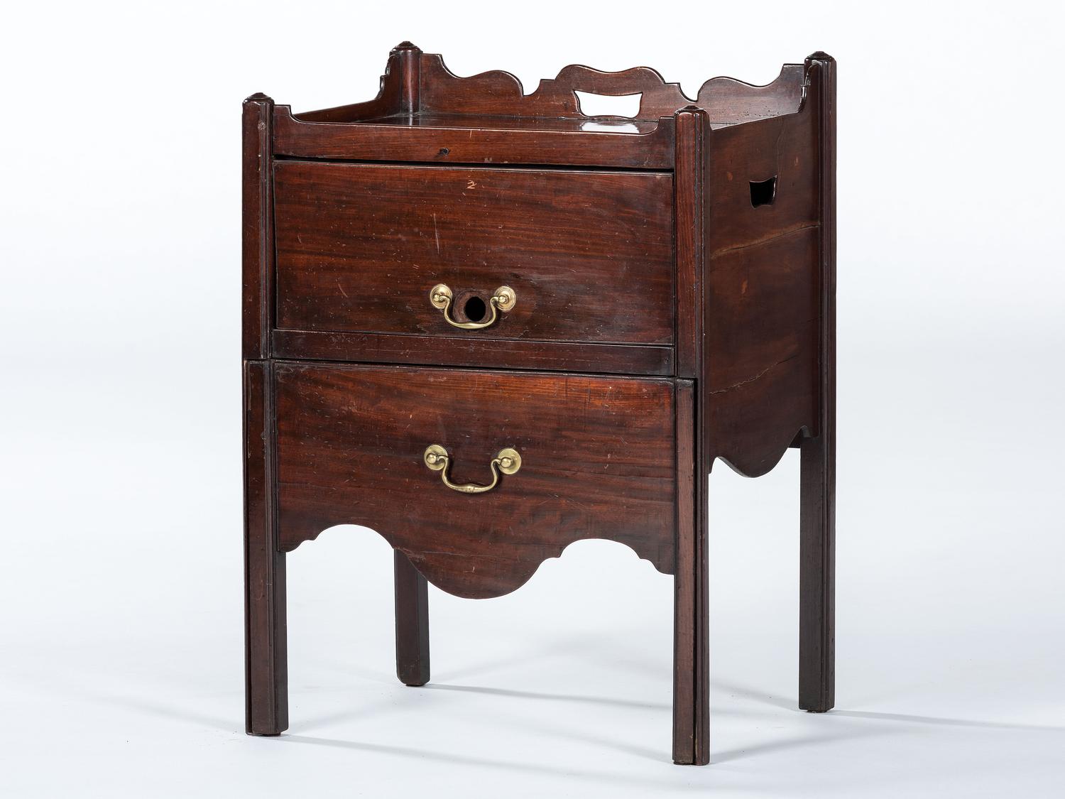 An Irish Mahogany Commode