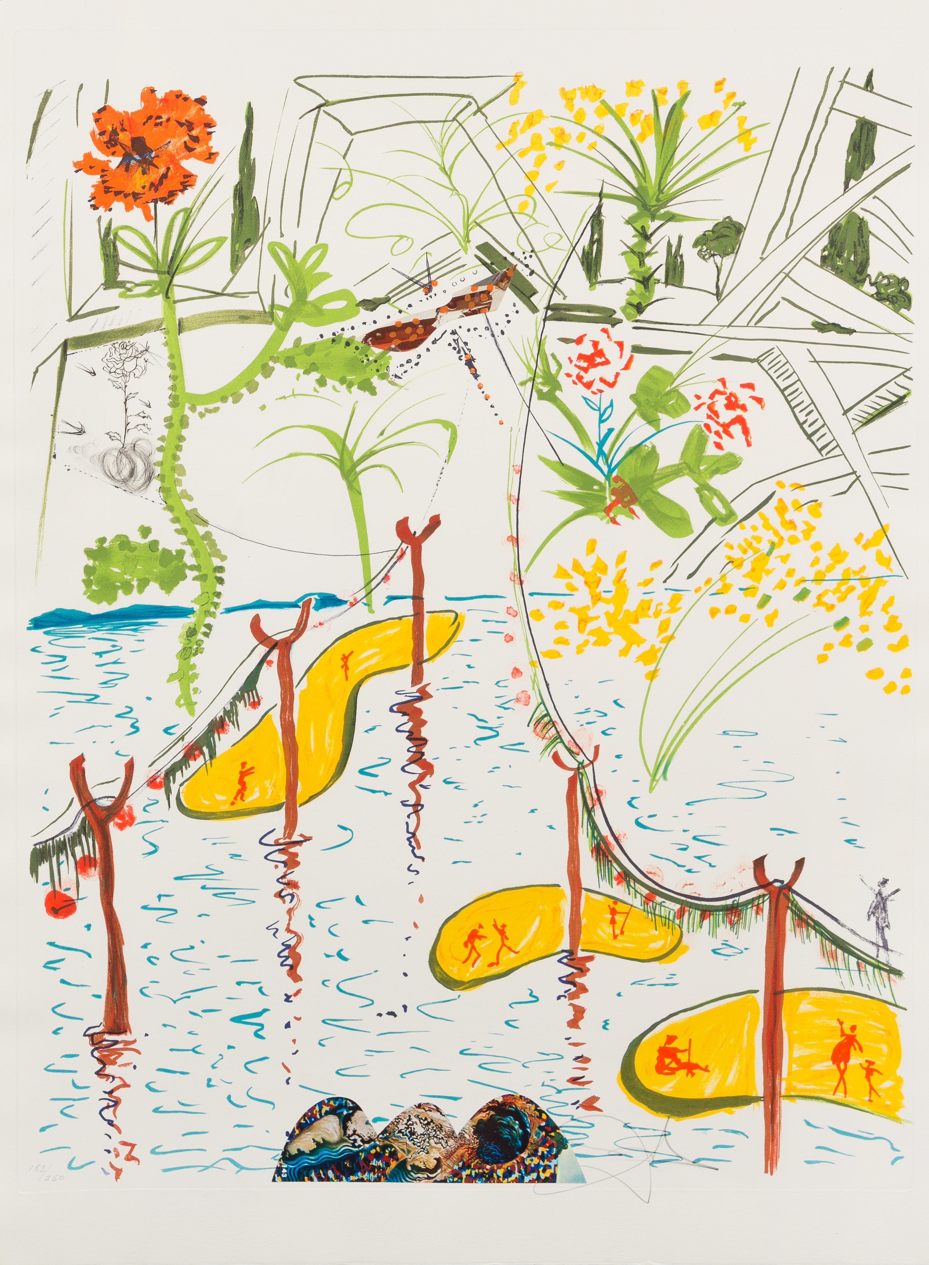 Salvador Dali, (Spanish, 1904-1989), Imaginations and Objects of the Future (suite of 10 with box and text), 1975