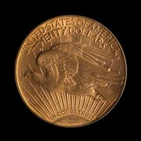 A United States 1909-D St. Gaudens $20 Gold Coin