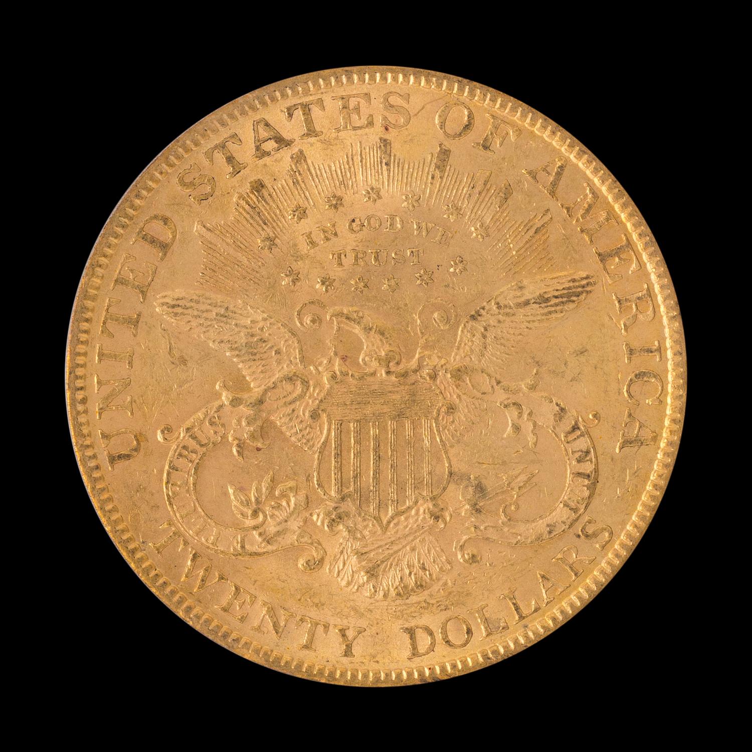 A United States 1879 Liberty Head $20 Gold Coin