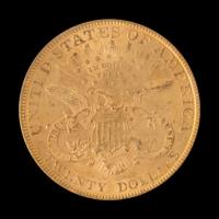 A United States 1879 Liberty Head $20 Gold Coin