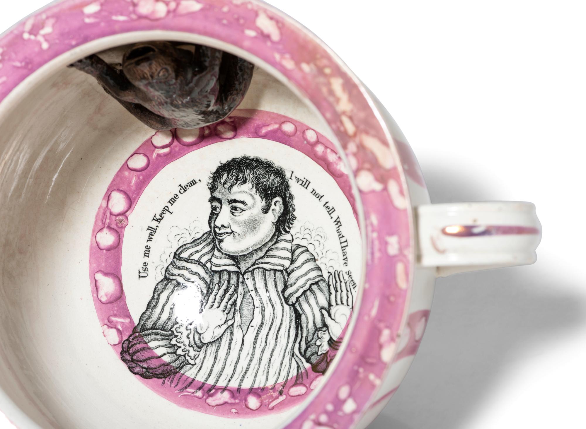 Two Sunderland Luster Chamber Pots