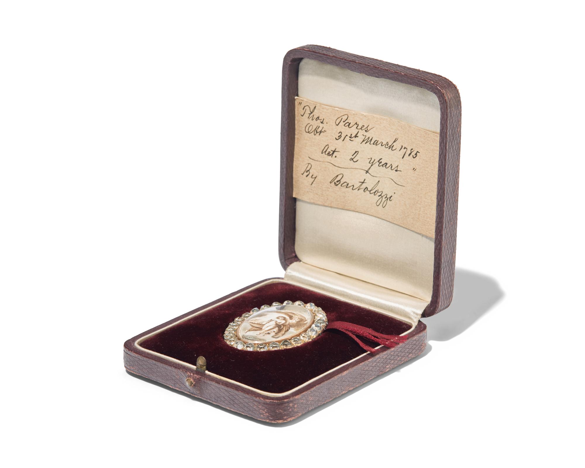 A Georgian Gold Mourning Brooch