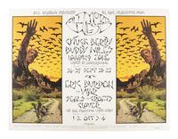 [MUSIC - POSTERS]. SINGER, David, artist. Complete set of 66 SIGNED posters designed for the Fillmore West Ballroom, San Francisco, California. 1969-1971.