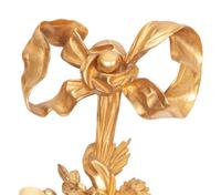 A Set of Four Louis XVI Style Gilt Bronze Five-Light Scones