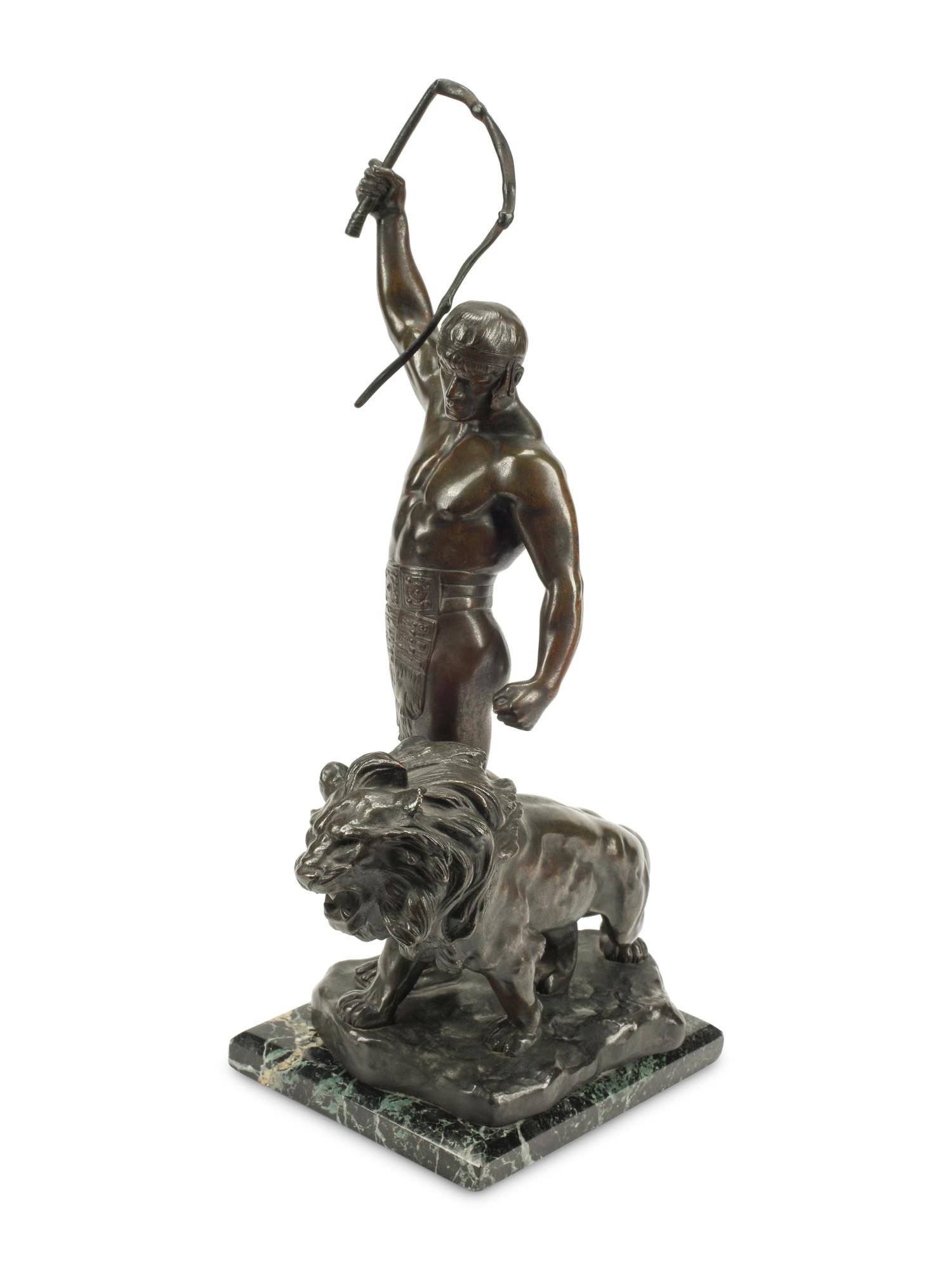 Lion et son dompteur