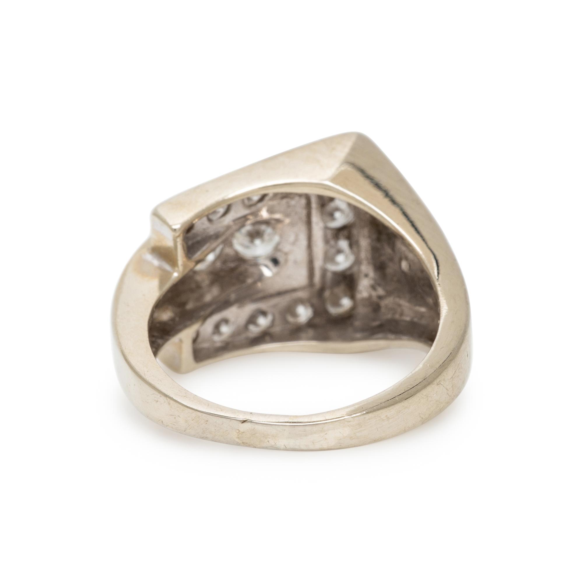 DIAMOND BUCKLE RING