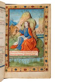 MASTER OF RAOUL DU FOU and JEAN SERPIN (both active Rouen, c. 1480-1520). Book of Hours, use of Rouen, in Latin and French, illuminated manuscript on parchment [France, Rouen, c. 1480-1490]