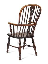 A Set of Six English Windsor Armchairs