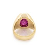 YELLOW GOLD AND RUBY RING