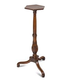 A George III Mahogany Candle Stand