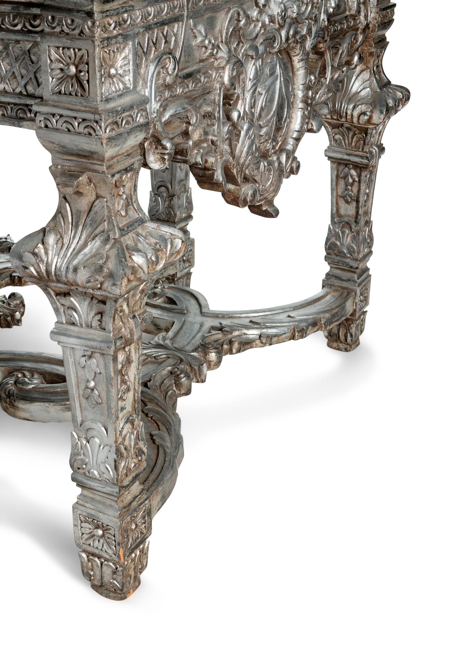 A Régence Style Silvered Wood Center Table