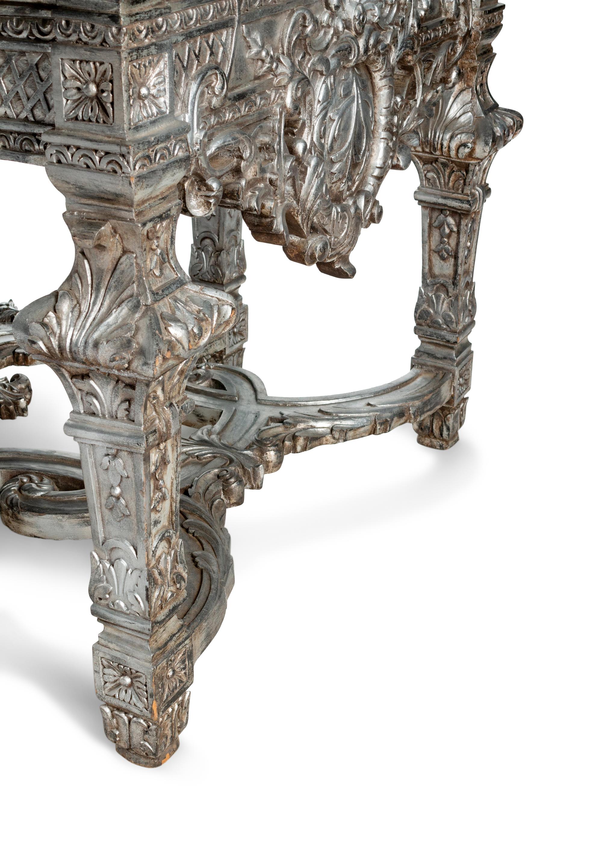 A Régence Style Silvered Wood Center Table