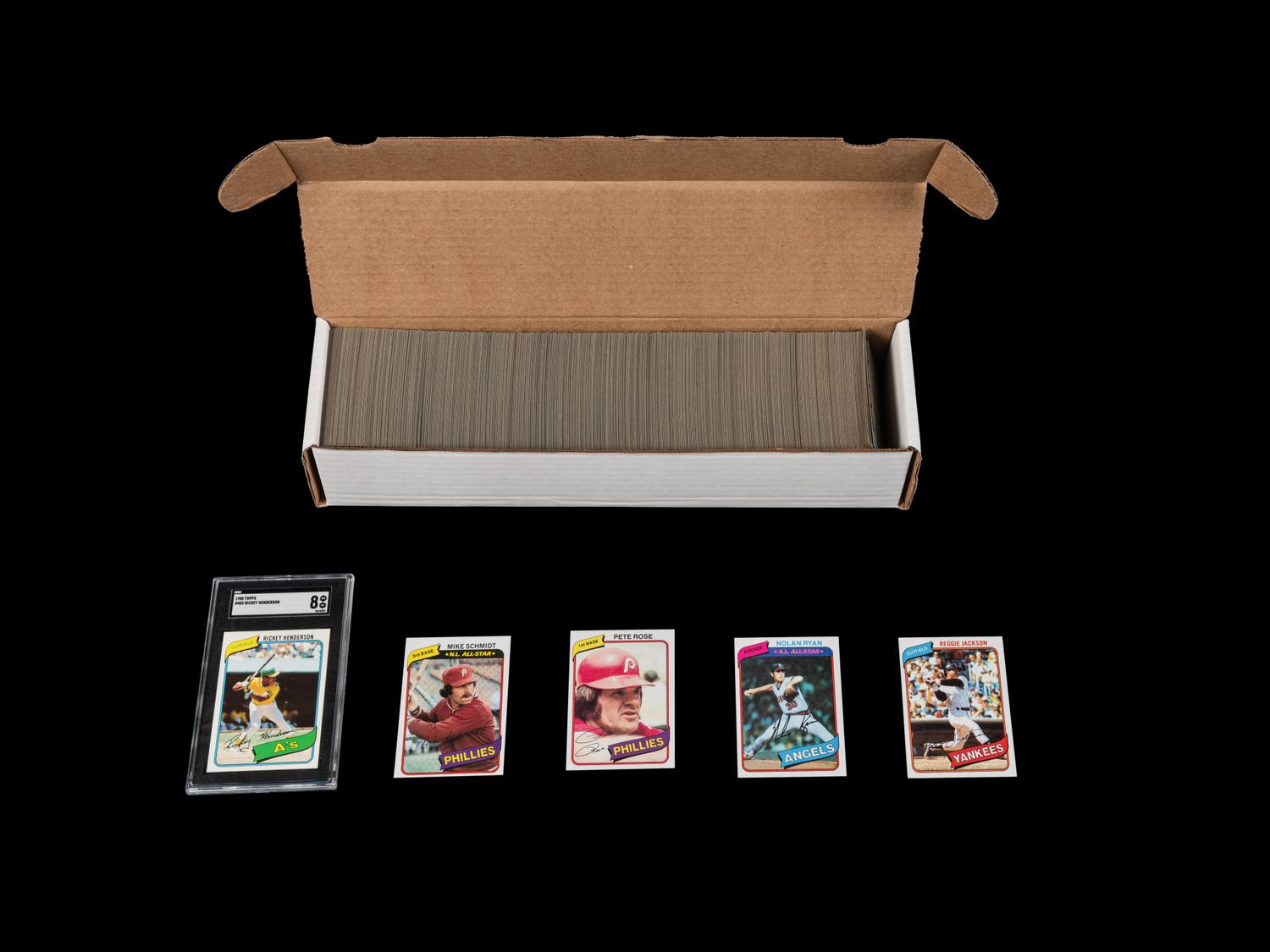 A Run of 1980-1992 Topps Baseball Card Complete Sets,