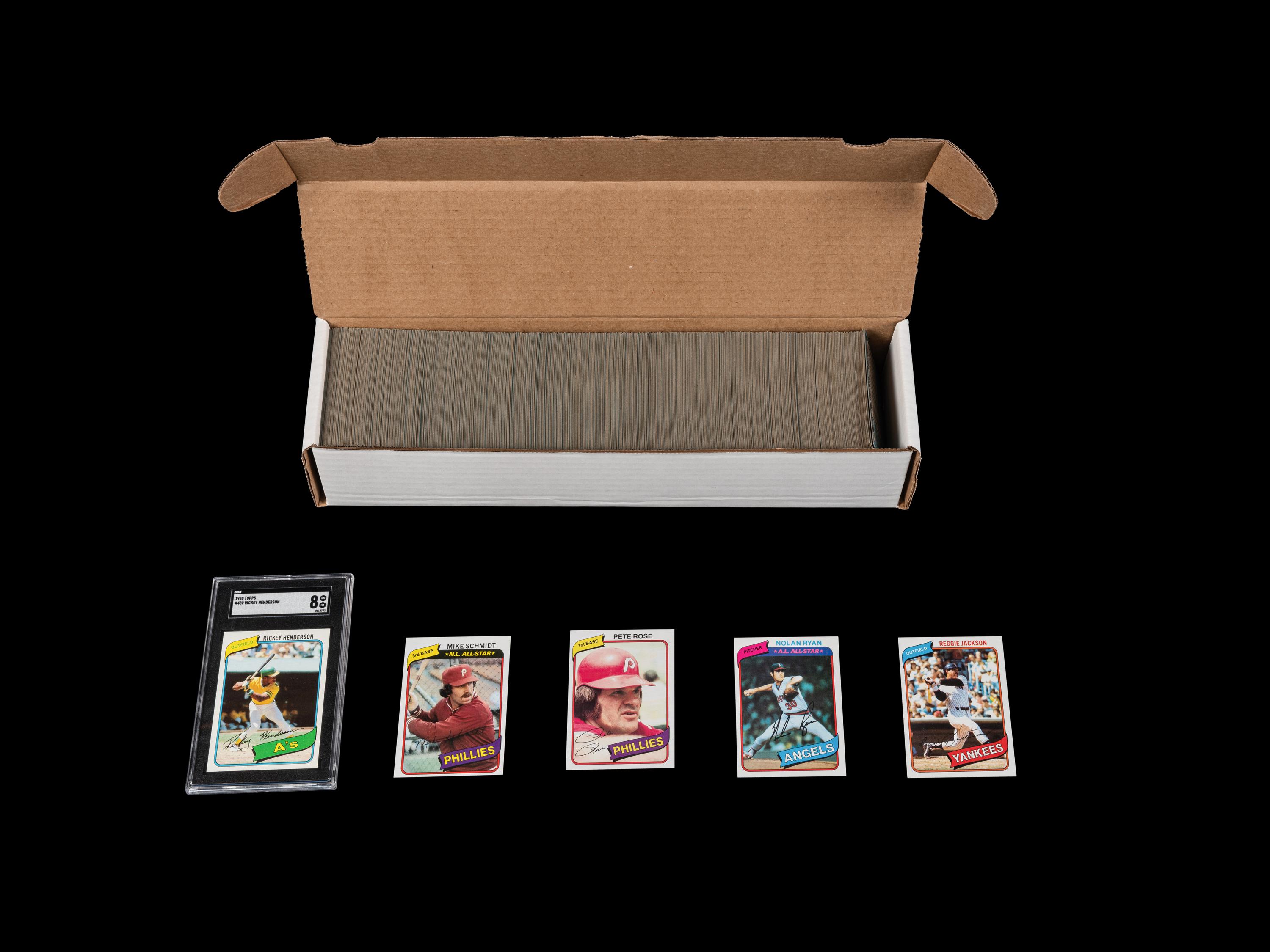 A Run of 1980-1992 Topps Baseball Card Complete Sets,