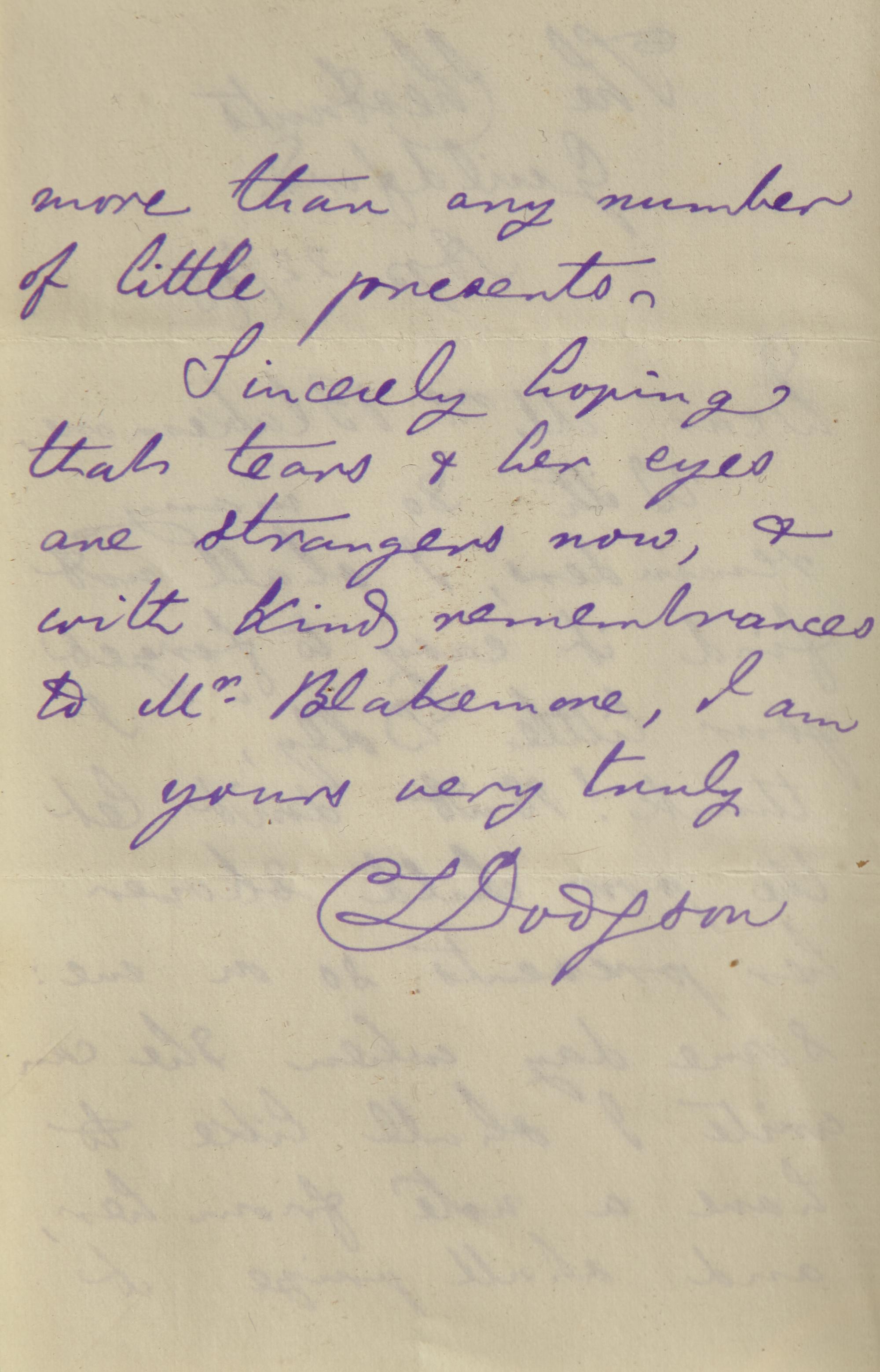 [Literature] Carroll, Lewis (Charles Lutwidge Dodgson). Group of 2 Autograph Letters, signed