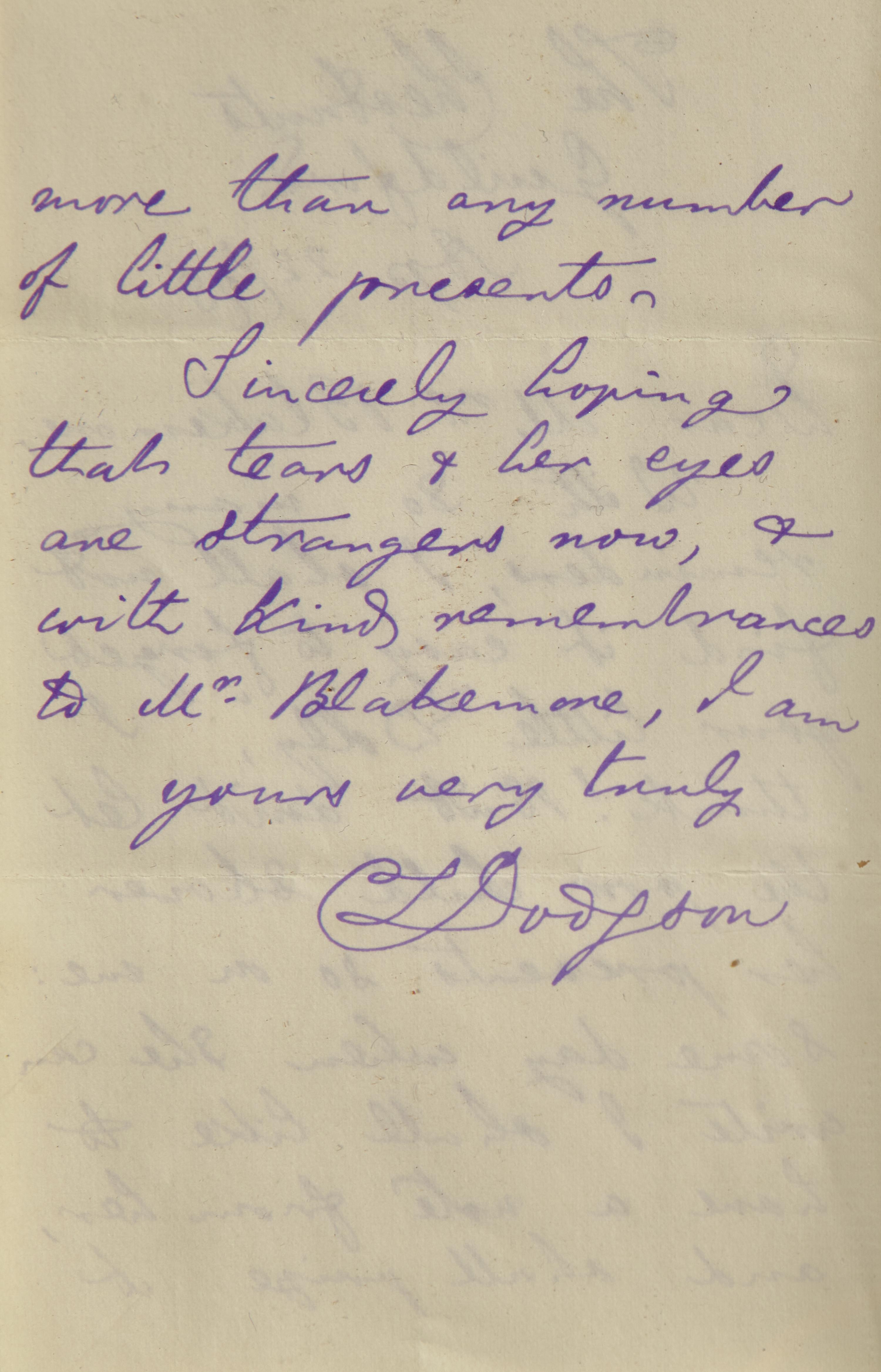 [Literature] Carroll, Lewis (Charles Lutwidge Dodgson). Group of 2 Autograph Letters, signed