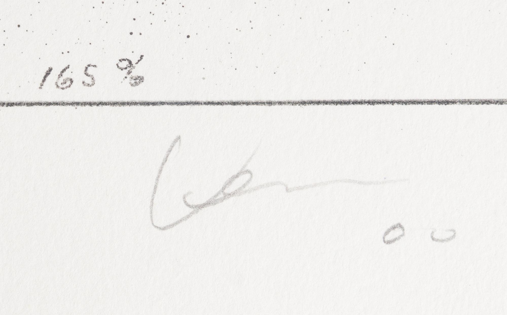 End (from the Landfall Press 30th Anniversary portfolio)