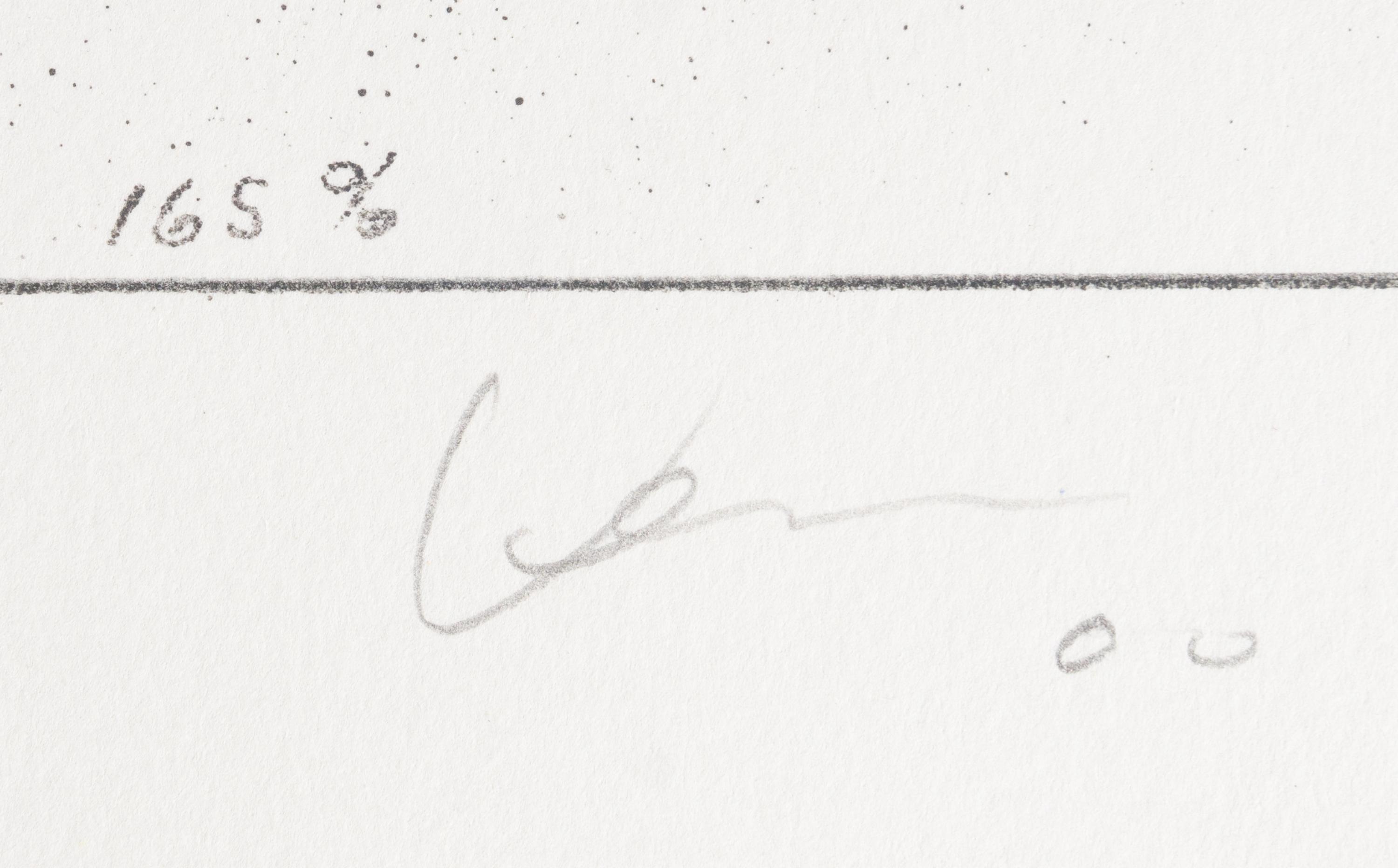 End (from the Landfall Press 30th Anniversary portfolio)