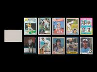 A Group of Eleven Hall of Fame and Notable Rookie Baseball Cards,